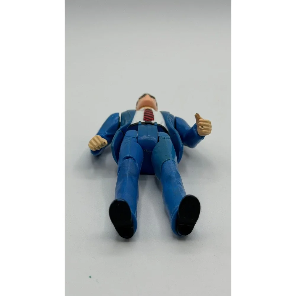 Vintage 1984 Kenner Super Powers Clark Kent Action Figure DC Comics Blue Suit